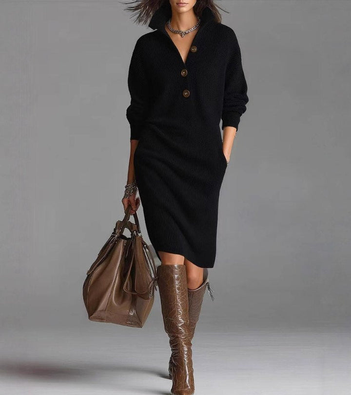 Maud™ | Elegant knitted dress