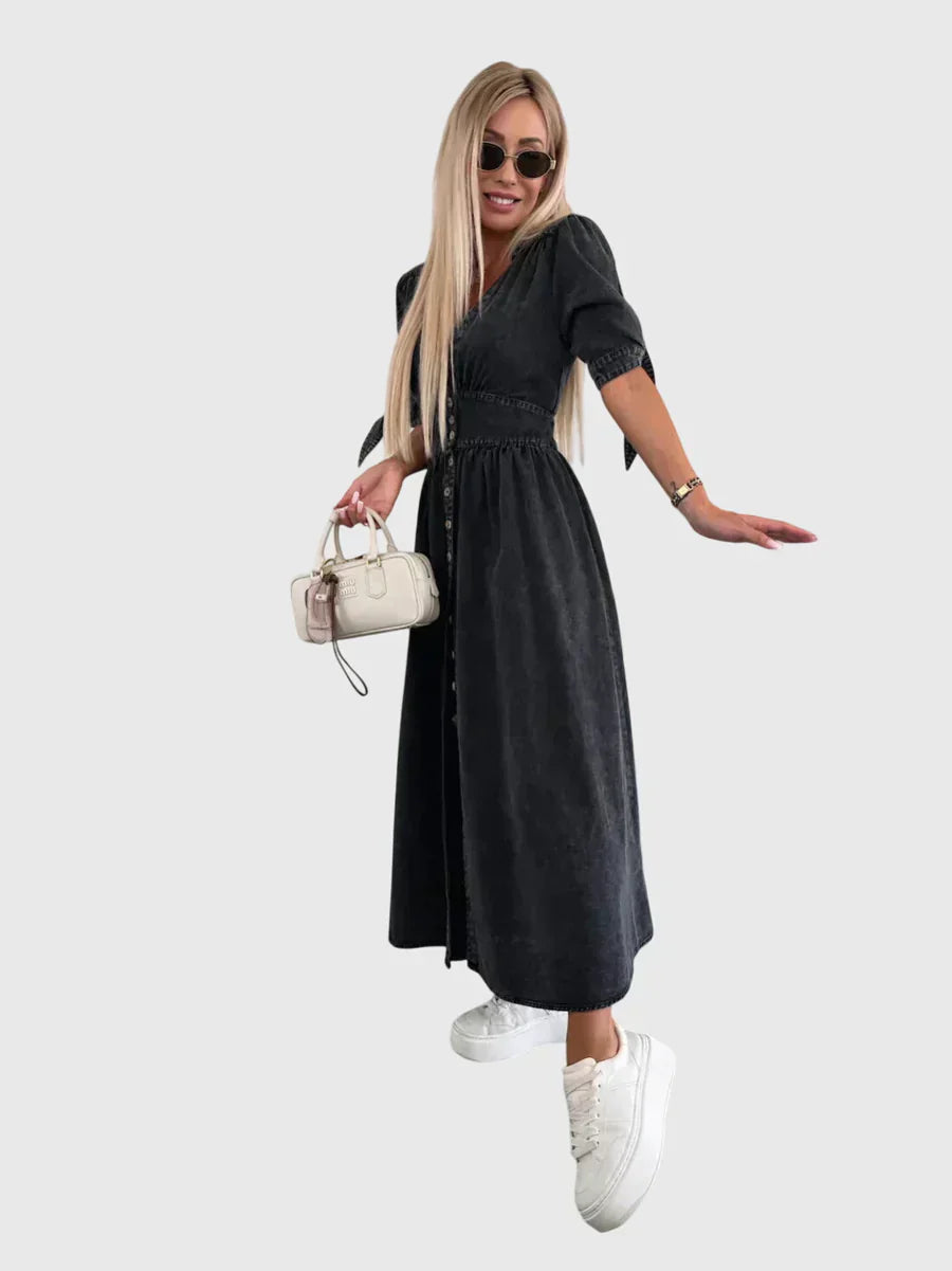 Sophia™ | Elegant Denim Dress