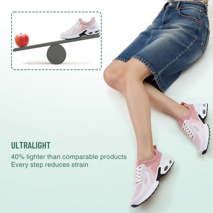 WalkMora Orthopedic Shoes - White Pink