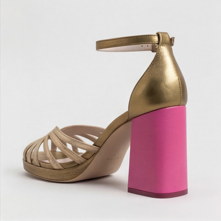 Noelyrah | Gold Block Heel