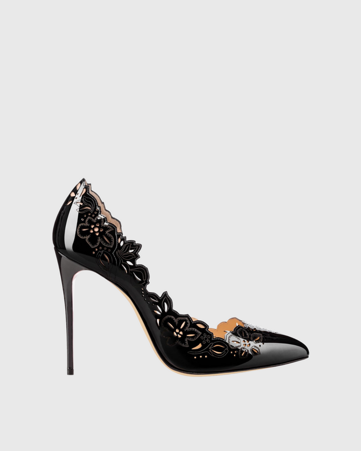 Ariya | Women's Cutout Pattern Pumps in Black