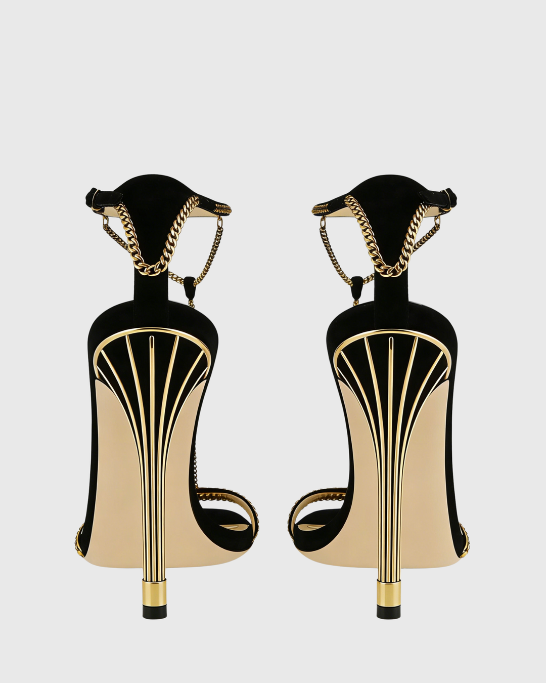 Bailee Vintage Chain T Strap Sandals