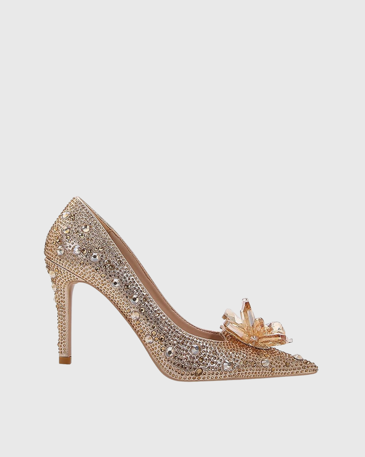 Cinderella's Golden Crystal Heels