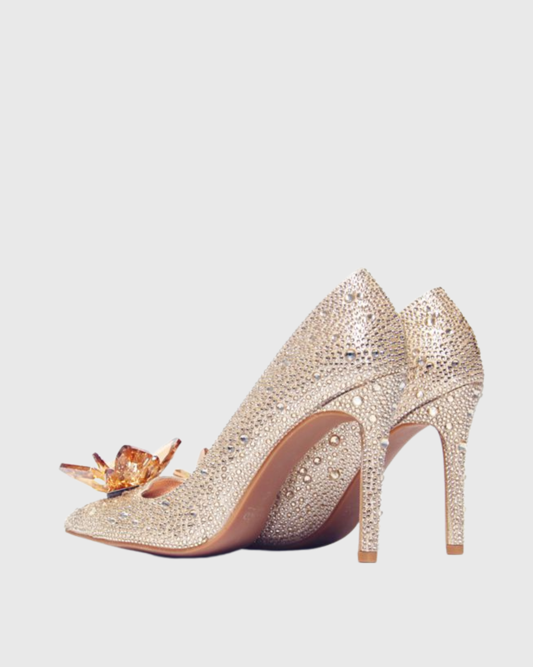 Cinderella's Golden Crystal Heels