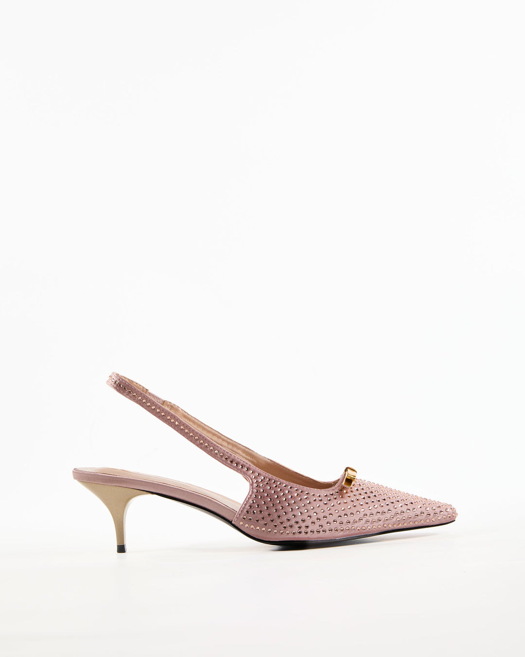 Dakota Rhinestore Slingback Pumps In Pink
