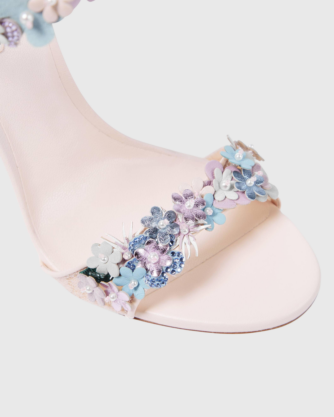 Elisa | Women's Multicolor Flower Lace-Up Sandals