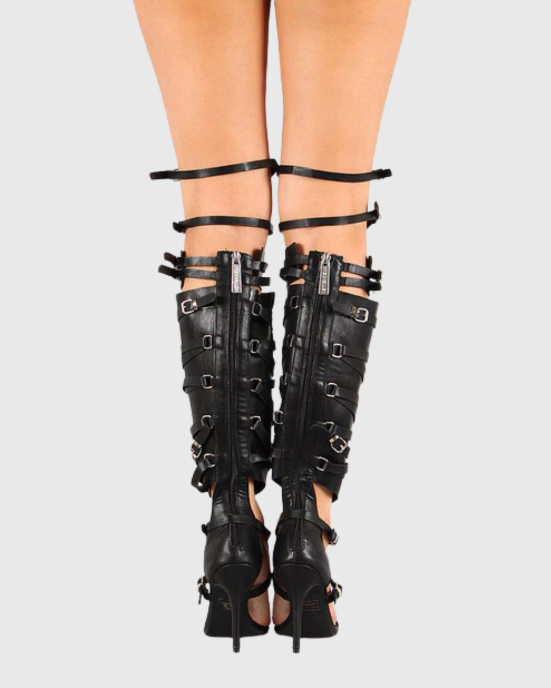 Eloy | Women's Leg Wrap Gladiator Sandals in Black