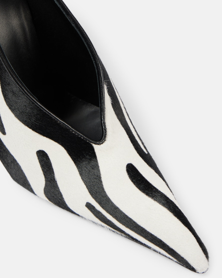 Isotta | Women's Faux Leather Zebra Print Pumps