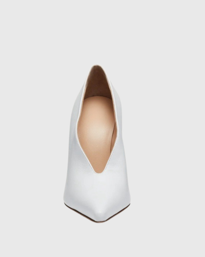 Isotta | Women's Faux Leather Pumps in White