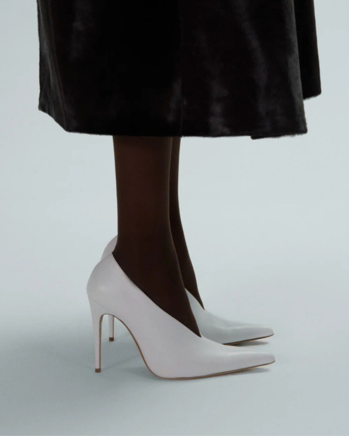 Isotta | Women's Faux Leather Pumps in White