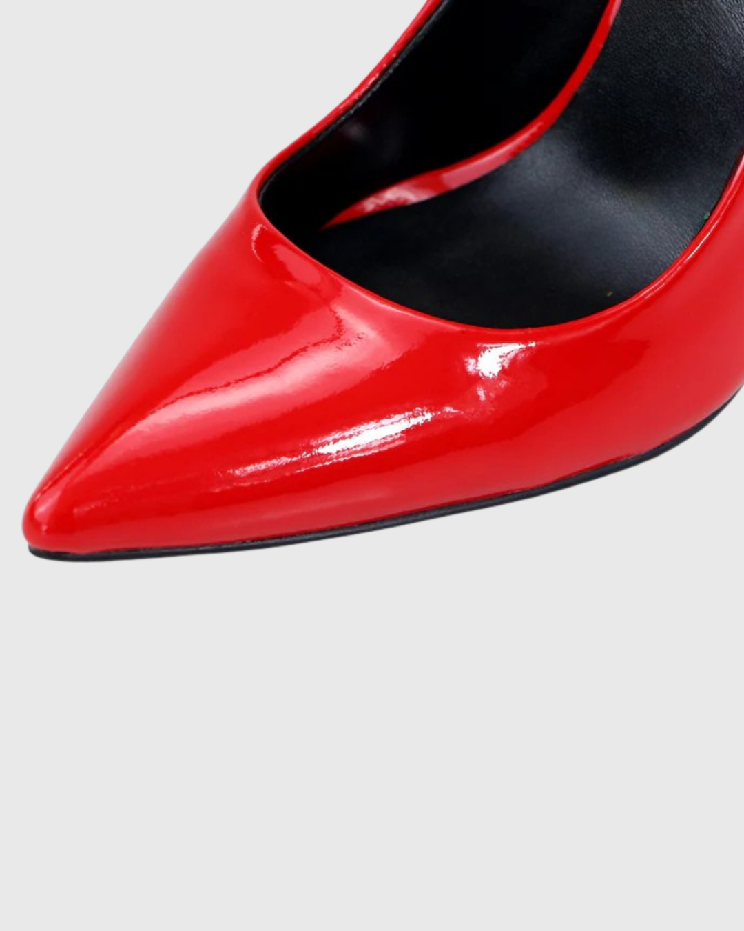 Eadgar Rhinestone Snake Pumps In Red