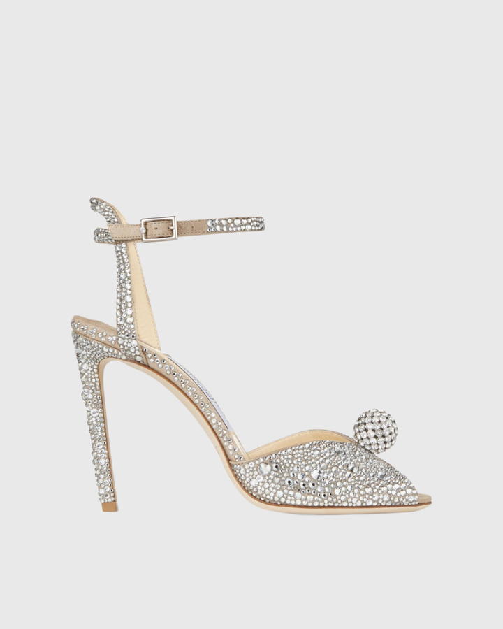 Liviana | Women's Rhinestone Strap Heeled Sandals