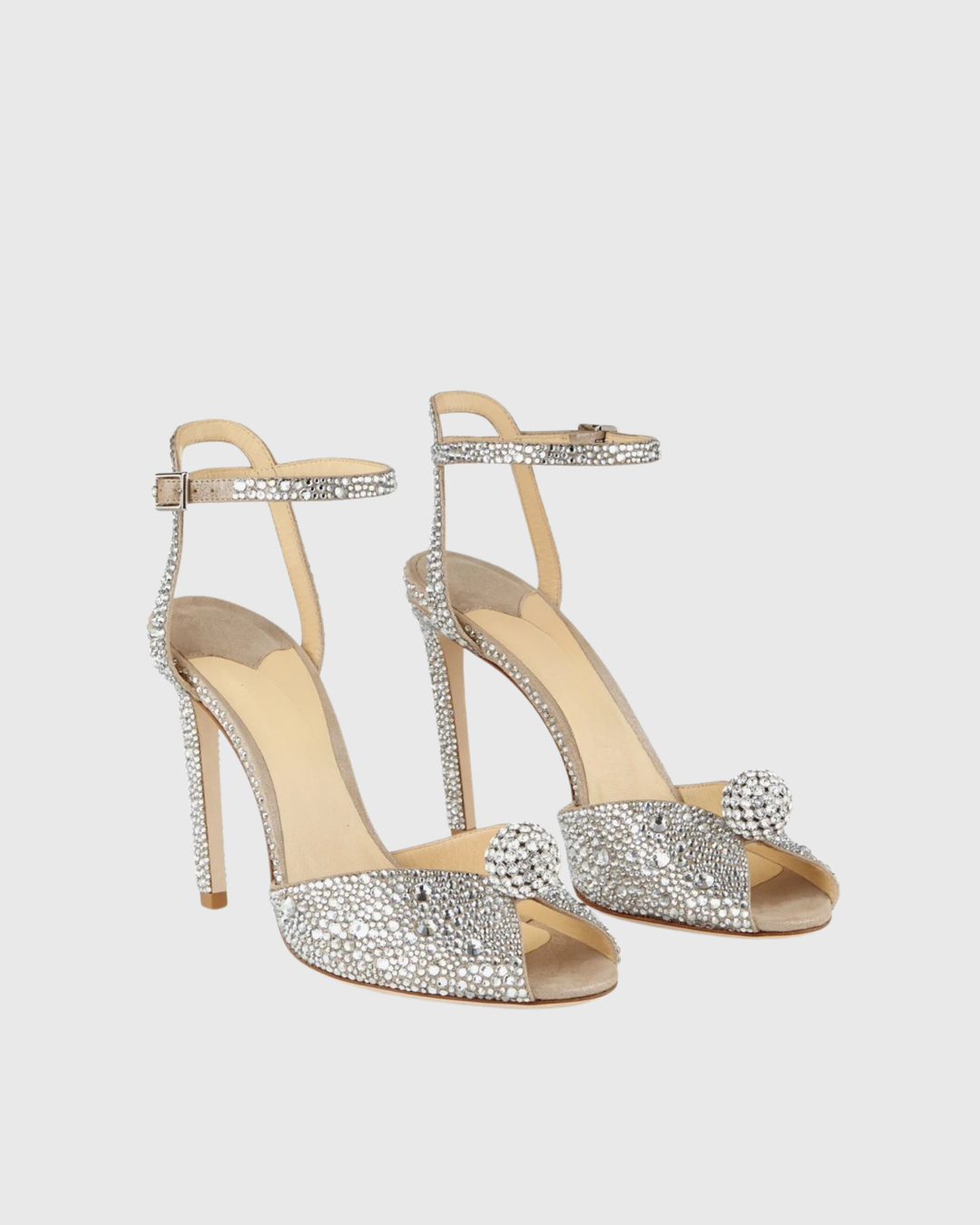 Liviana | Women's Rhinestone Strap Heeled Sandals