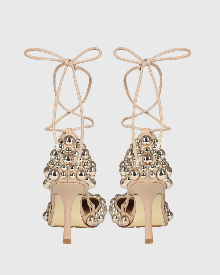 Luca Metal Ball Embellished Pumps