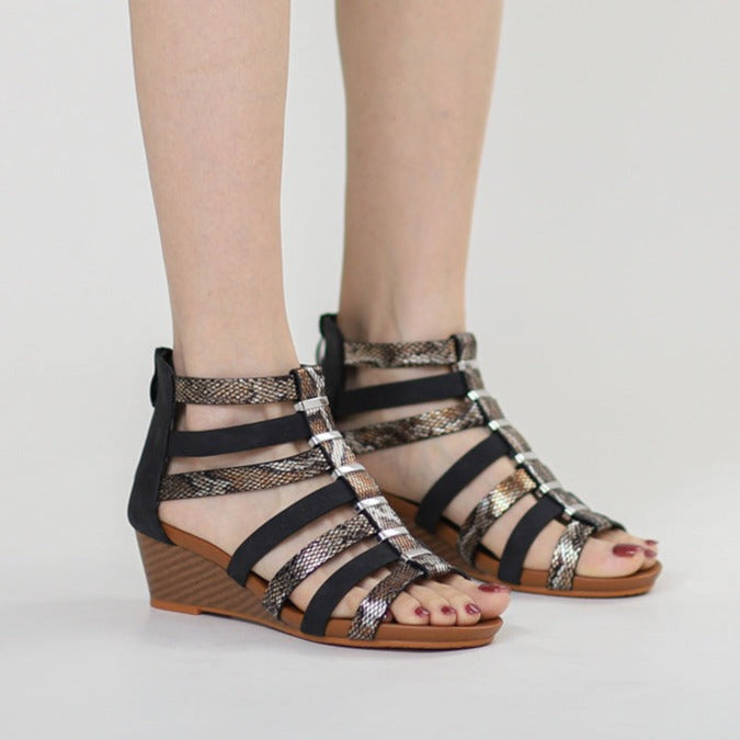 Summer Roman High-top Versatile Peep-toe Sandals