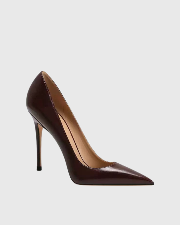 Sylvie | Women's Leather Pumps in Brown