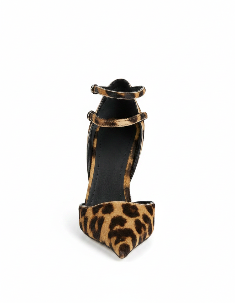 Amalia | Women's Leopard Print Wedge Pumps