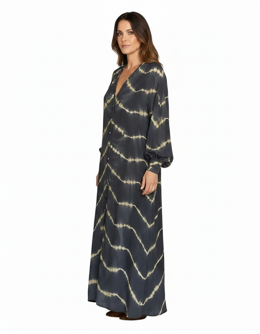 Amelie | Women's Boho Striped Maxi Dress