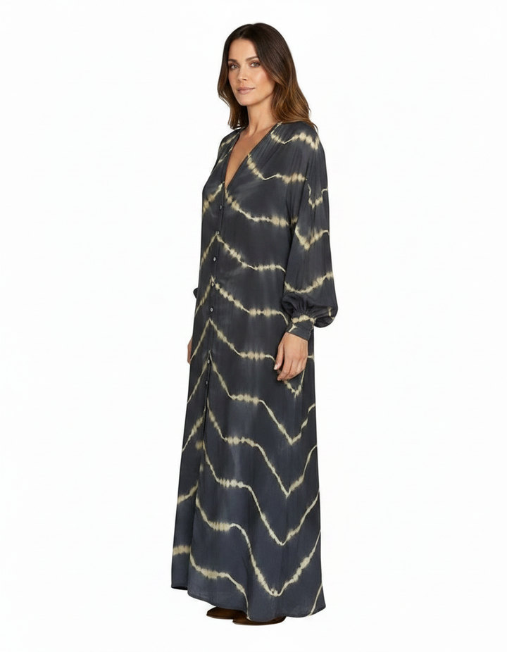 Amelie | Women's Boho Striped Maxi Dress