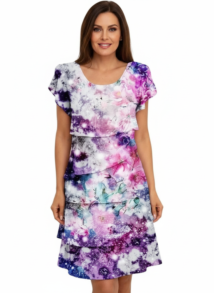 Angel | Women's Ruffle Hem Midi Dress