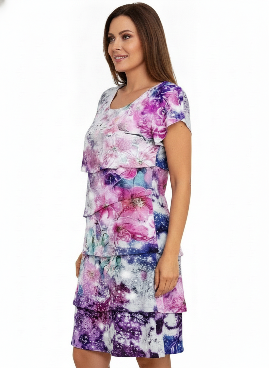 Angel | Women's Ruffle Hem Midi Dress