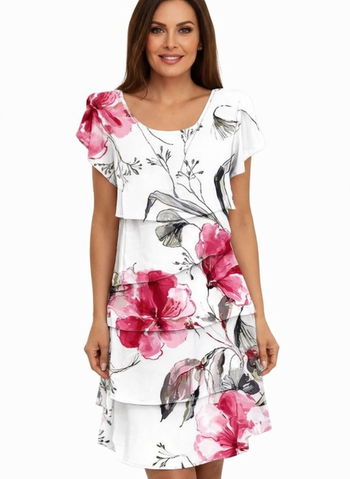Angel | Women's Ruffle Hem Midi Dress
