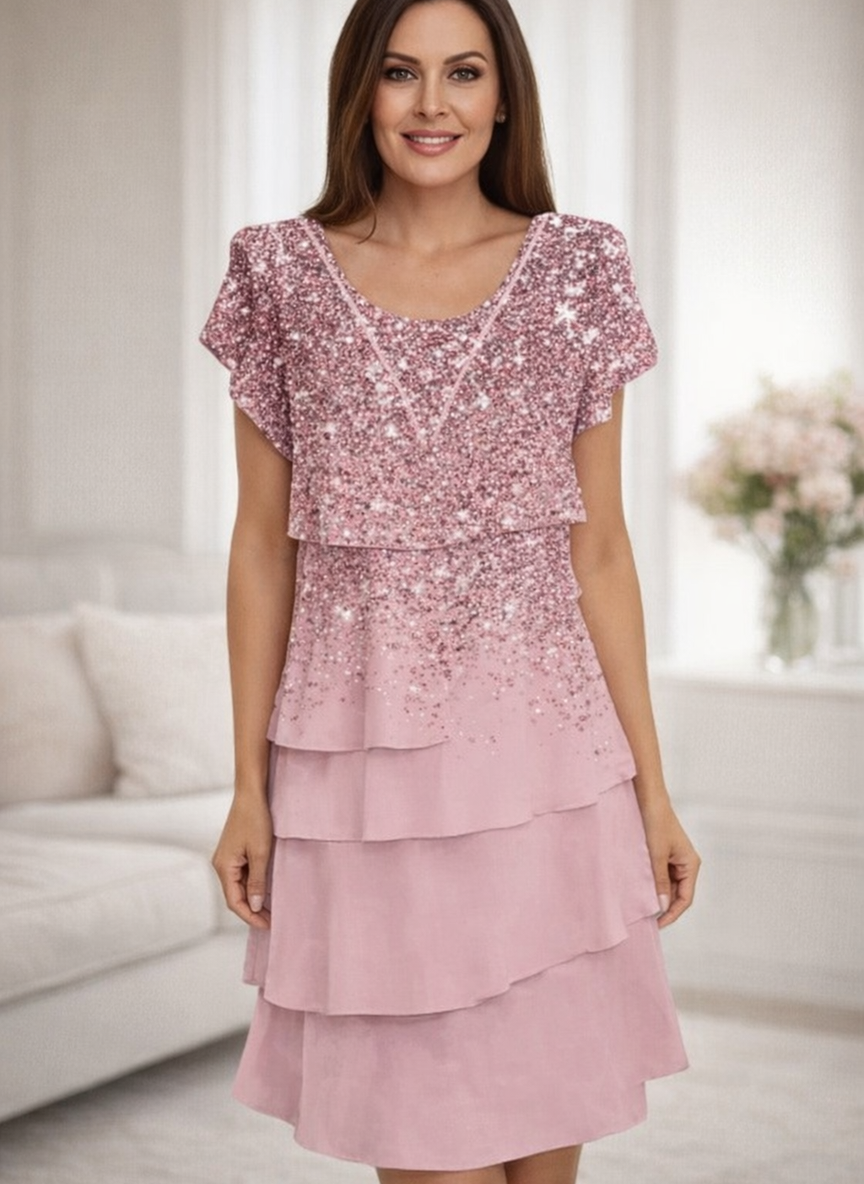 Angel | Women's Ruffle Hem Midi Dress