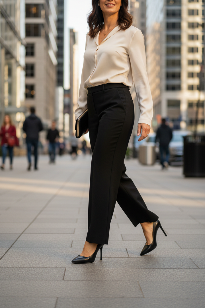 Carmen | Women's Pointed Toe Stiletto Pumps in Black