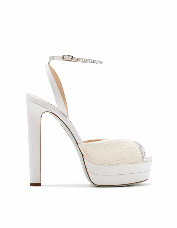 Cary | Women's Mesh Peep Toe Platform Sandals
