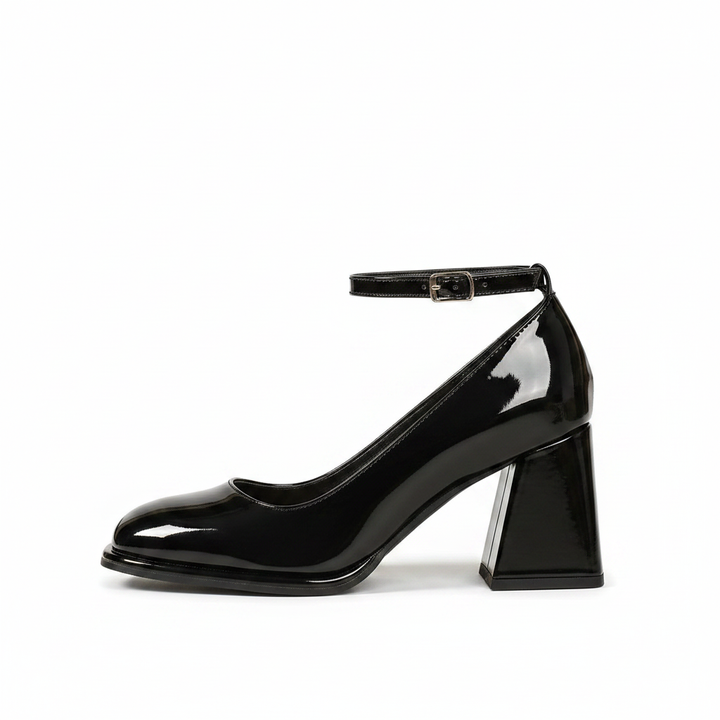 Celeste | Women's Patent Block Heel Sandals