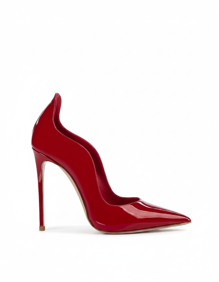 Consolata | Women's Patent Leather Pumps in Red