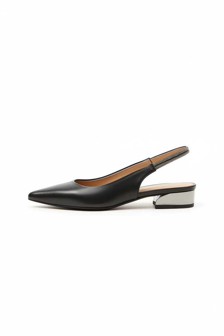Dia | Women's Matte Pointed Toe Stiletto Pumps in Black