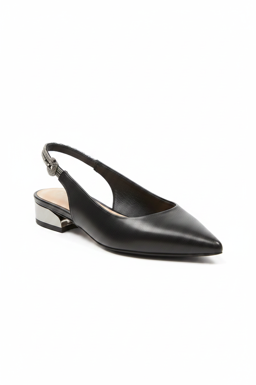 Dia | Women's Matte Pointed Toe Stiletto Pumps in Black