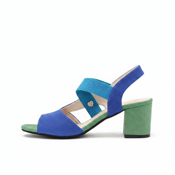 Elara | Women's Cross Strap Block Heel Pumps