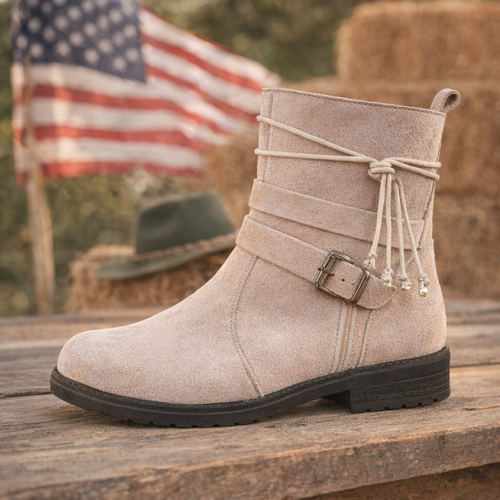 Emily | Women's Pointed Toe Kitten Heel Ankle Boots