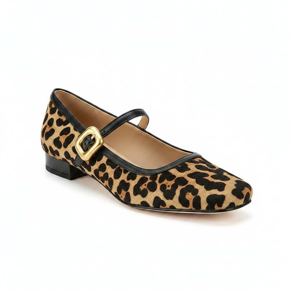 Felina | Women's Leopard Print Pointed Toe Mid-Heels