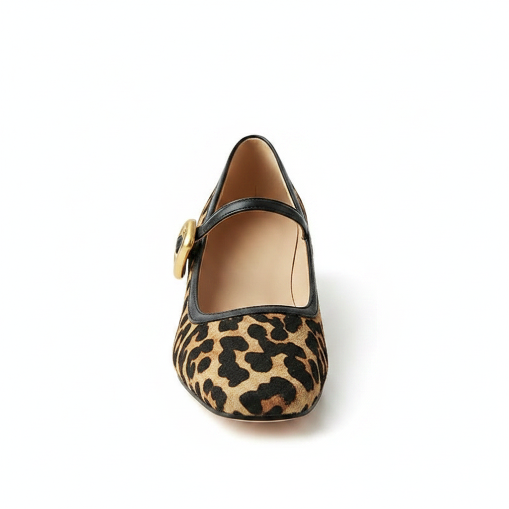 Felina | Women's Leopard Print Pointed Toe Mid-Heels