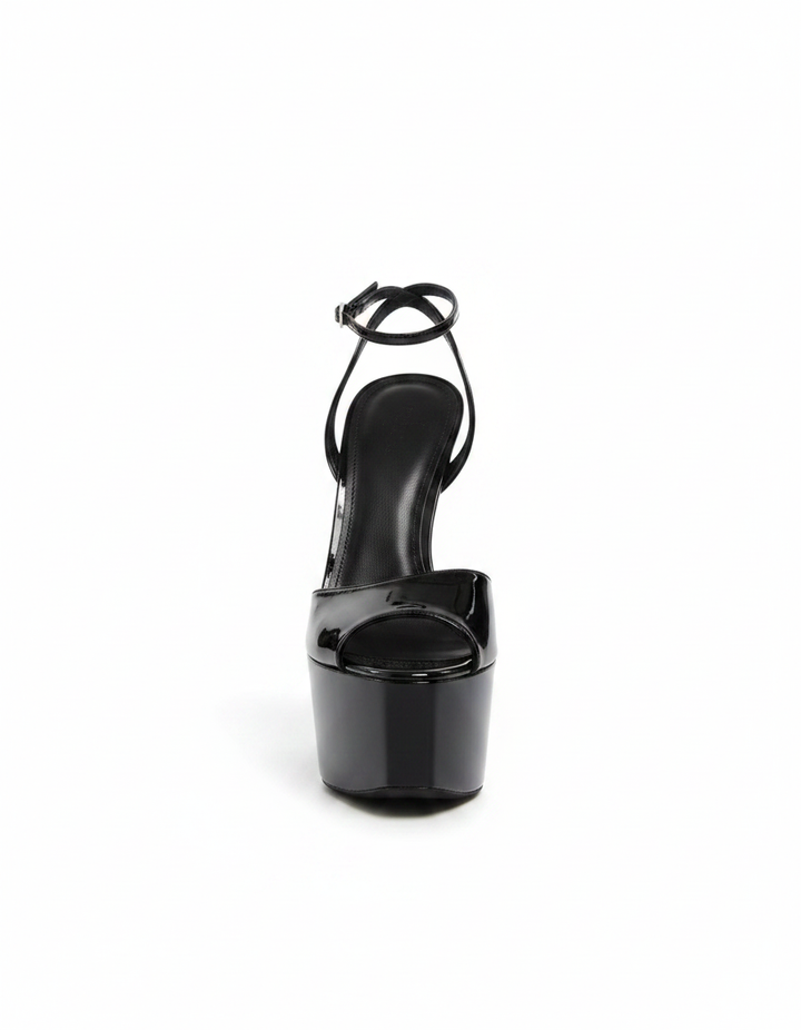 Freya | Women's Rhinestone Peep Toe Platform Sandals