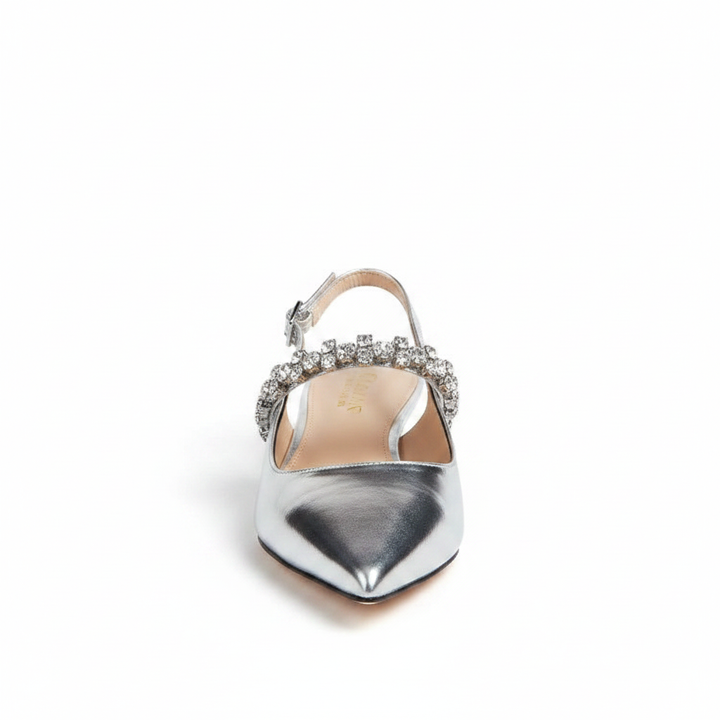 Isabelle | Women's Crystal Strap Slingback Pumps