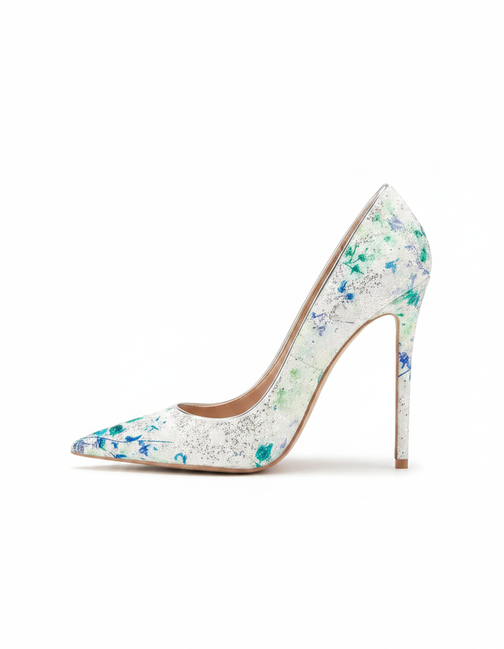 Jardine | Women's Sequin Embellished Heeled Pumps