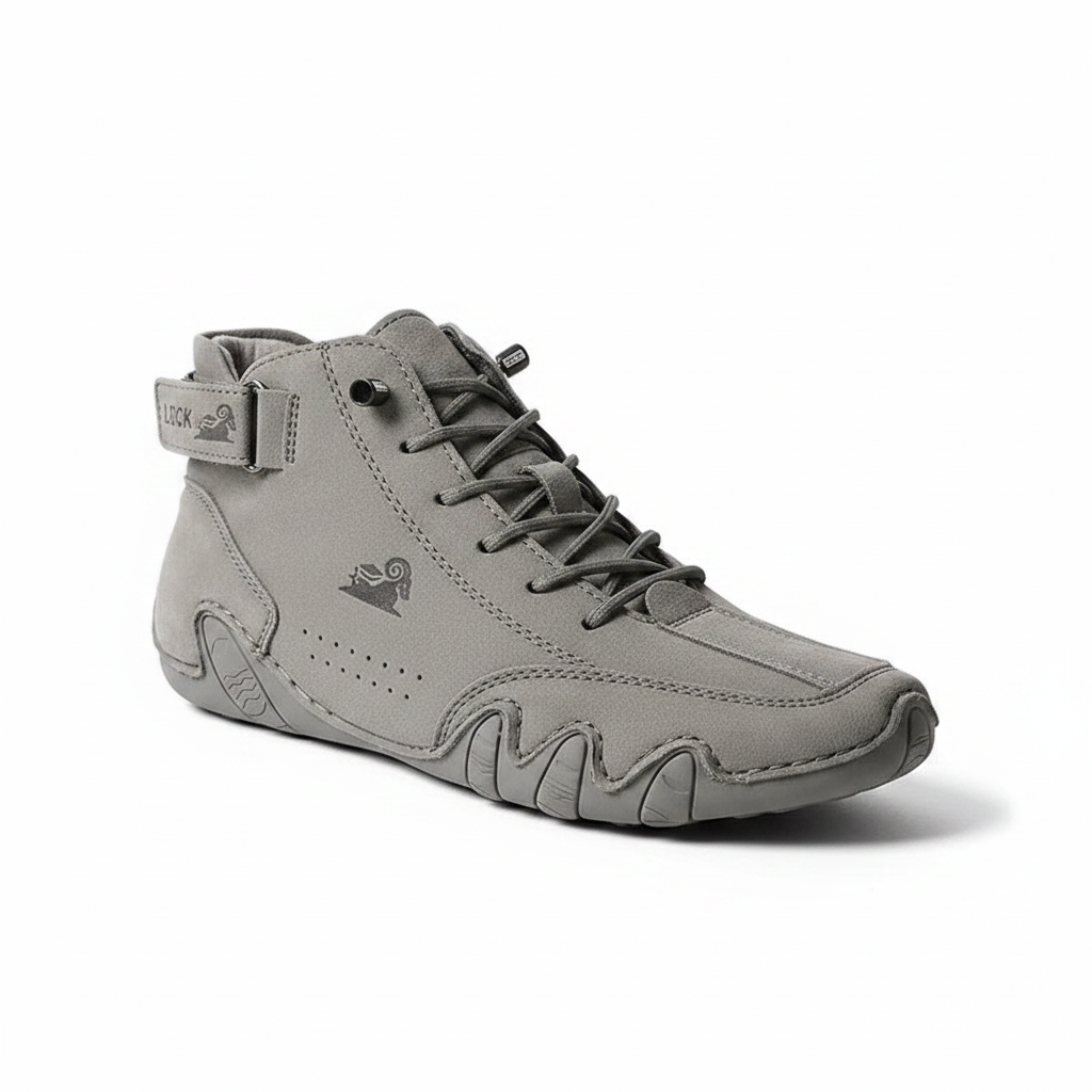 Kryah | Women's Side Zip Leather Ankle Boots