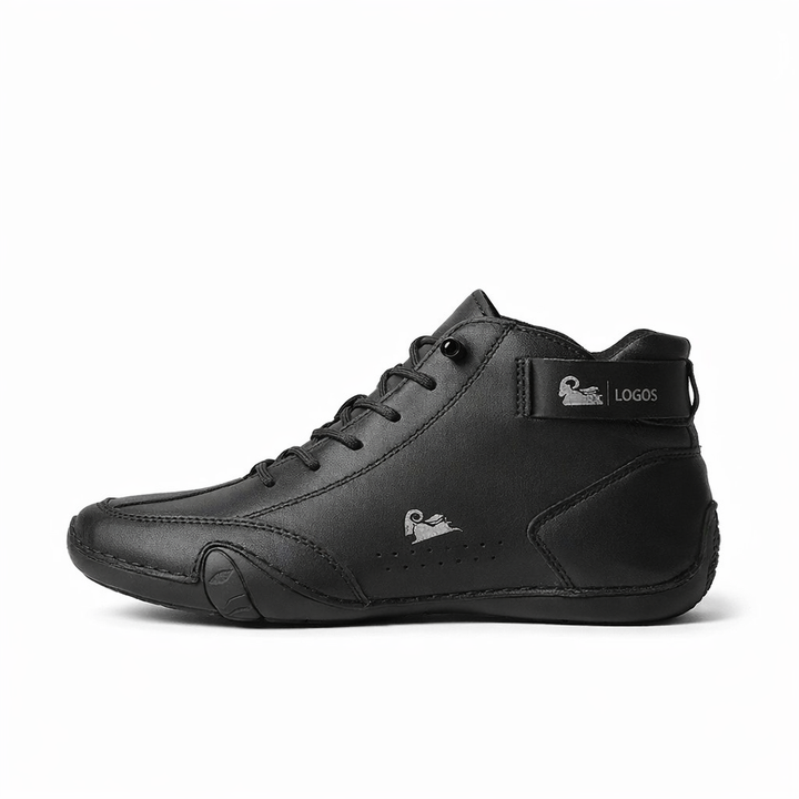 Kryah | Women's Side Zip Leather Ankle Boots