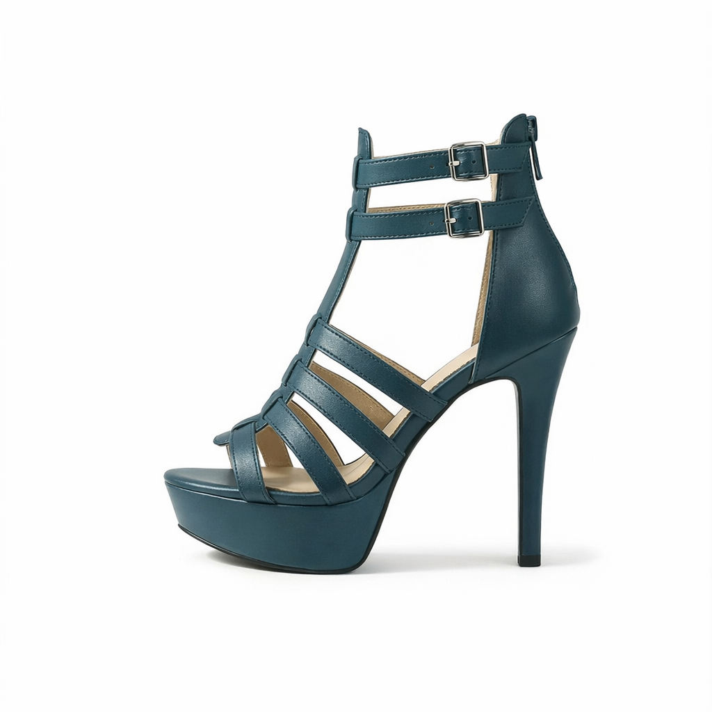 Lacey | Women's Strappy Platform Block Heels