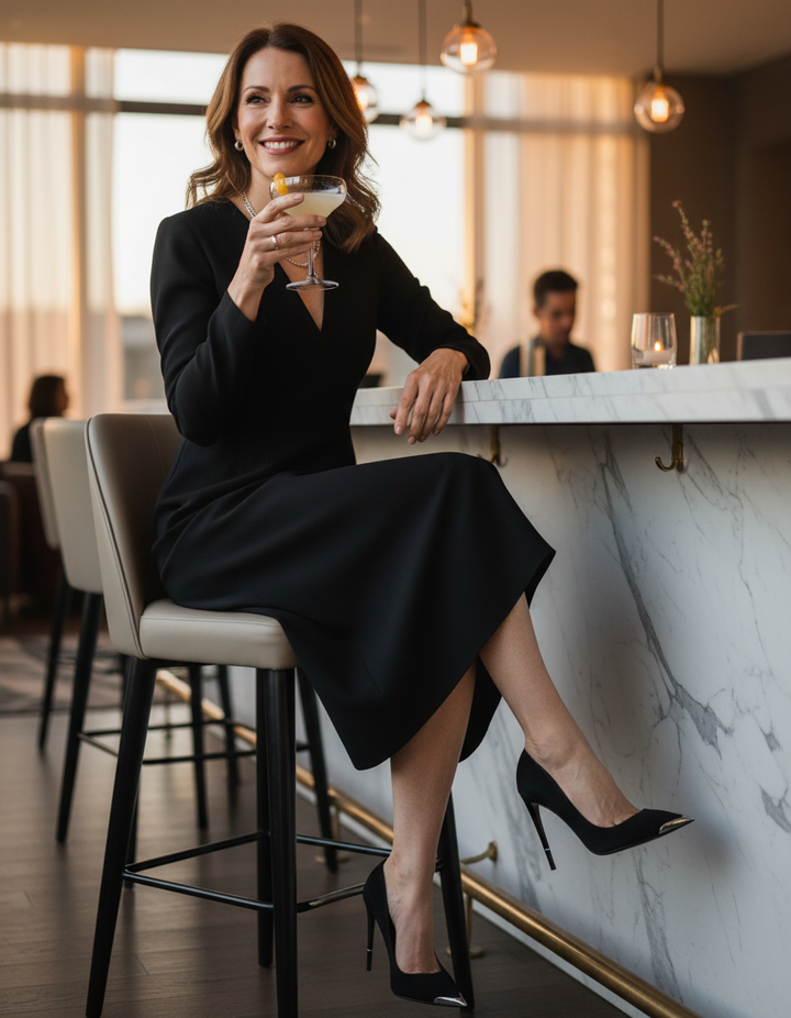 Lilith | Women's Metal Toe Velvet Pumps
