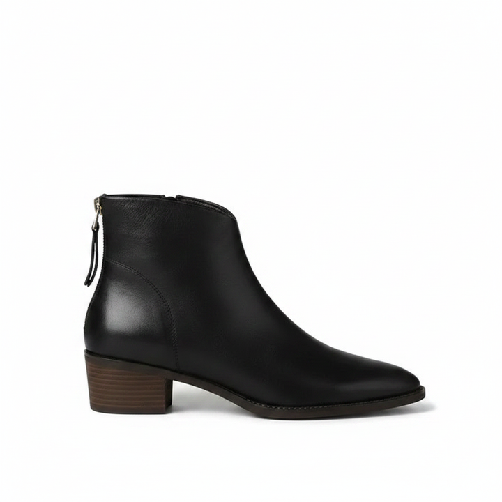 Lissie | Women's Square Toe Block Heel Ankle Boots