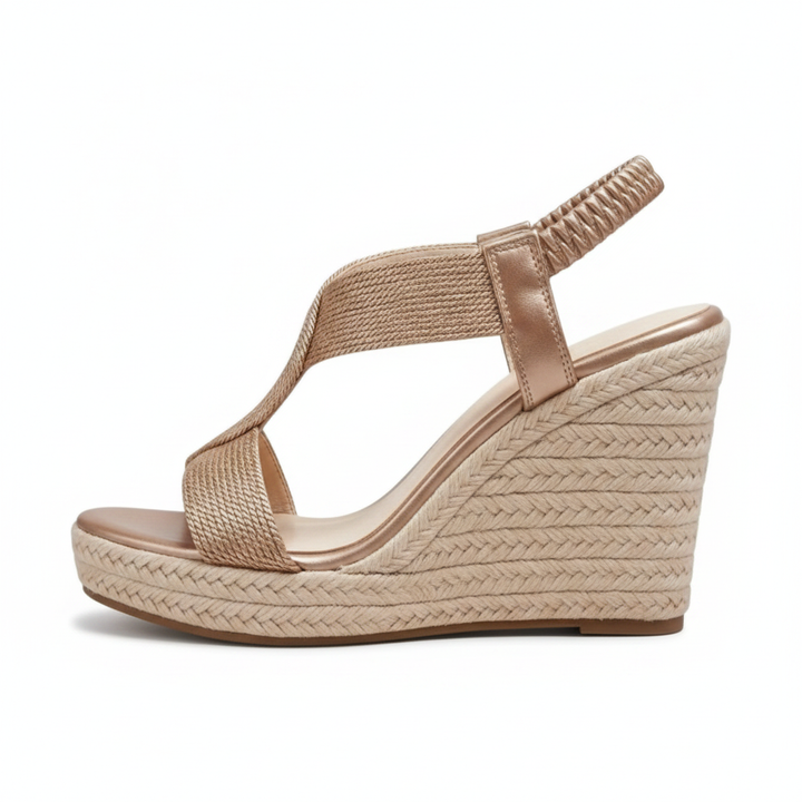 Noelle | Women's Knit Open Toe Slingback Heels