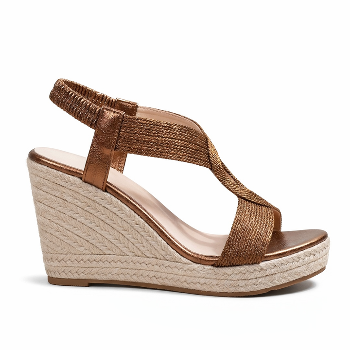 Noelle | Women's Knit Open Toe Slingback Heels