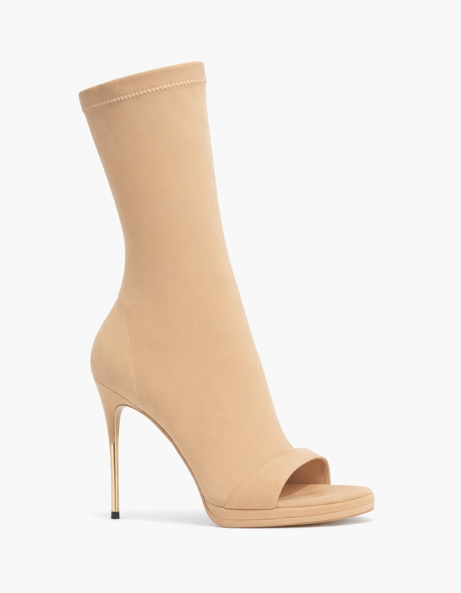 Norma | Women's Wrap Ankle Strap Sandals in Black