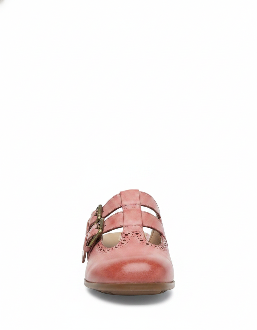 Rosalie | Women's Open Toe Block Heel Mules