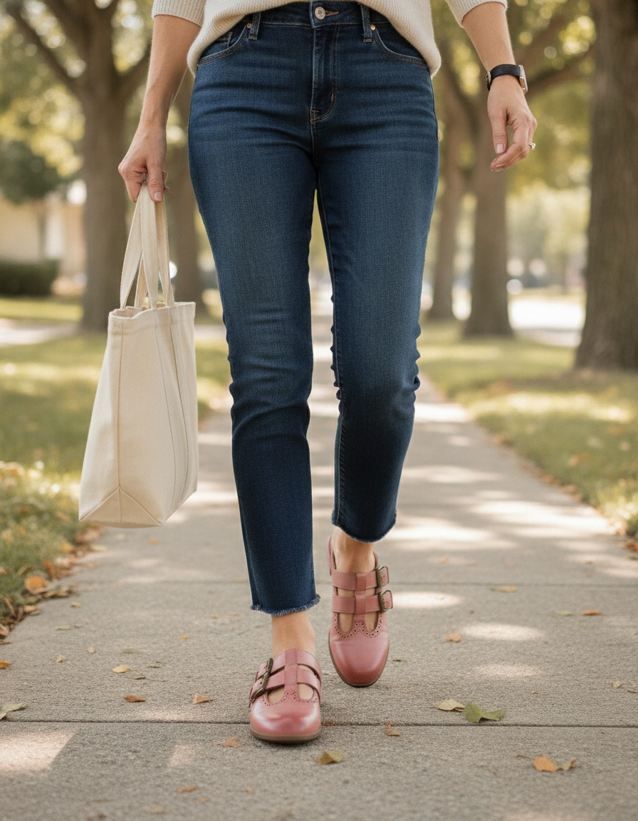 Rosalie | Women's Open Toe Block Heel Mules